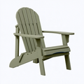Gartenstuhl 82 x 76 x 97 cm aus Kunststoff Olivgrün im Adirondack-Stil