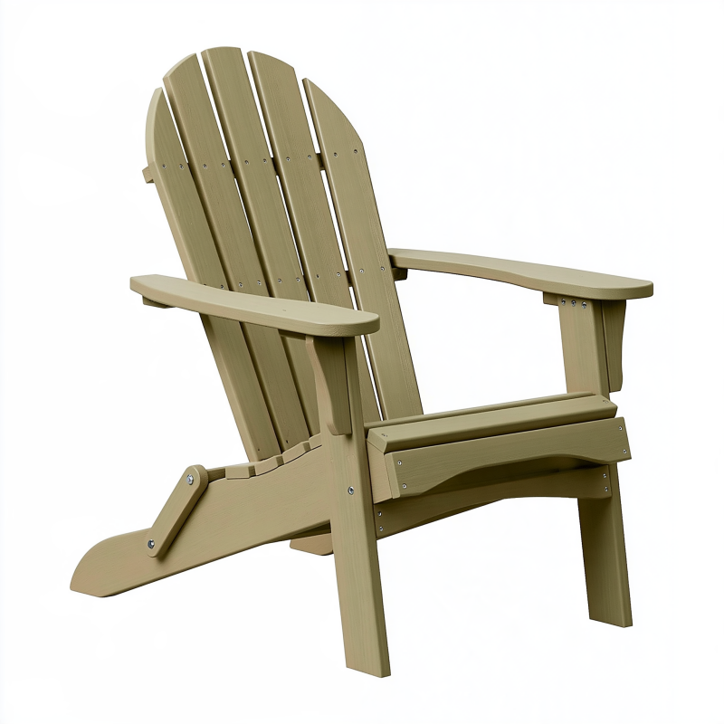 Adirondack-Gartenstuhl 83 x 78 x 92 cm Holz Taupe klappbar